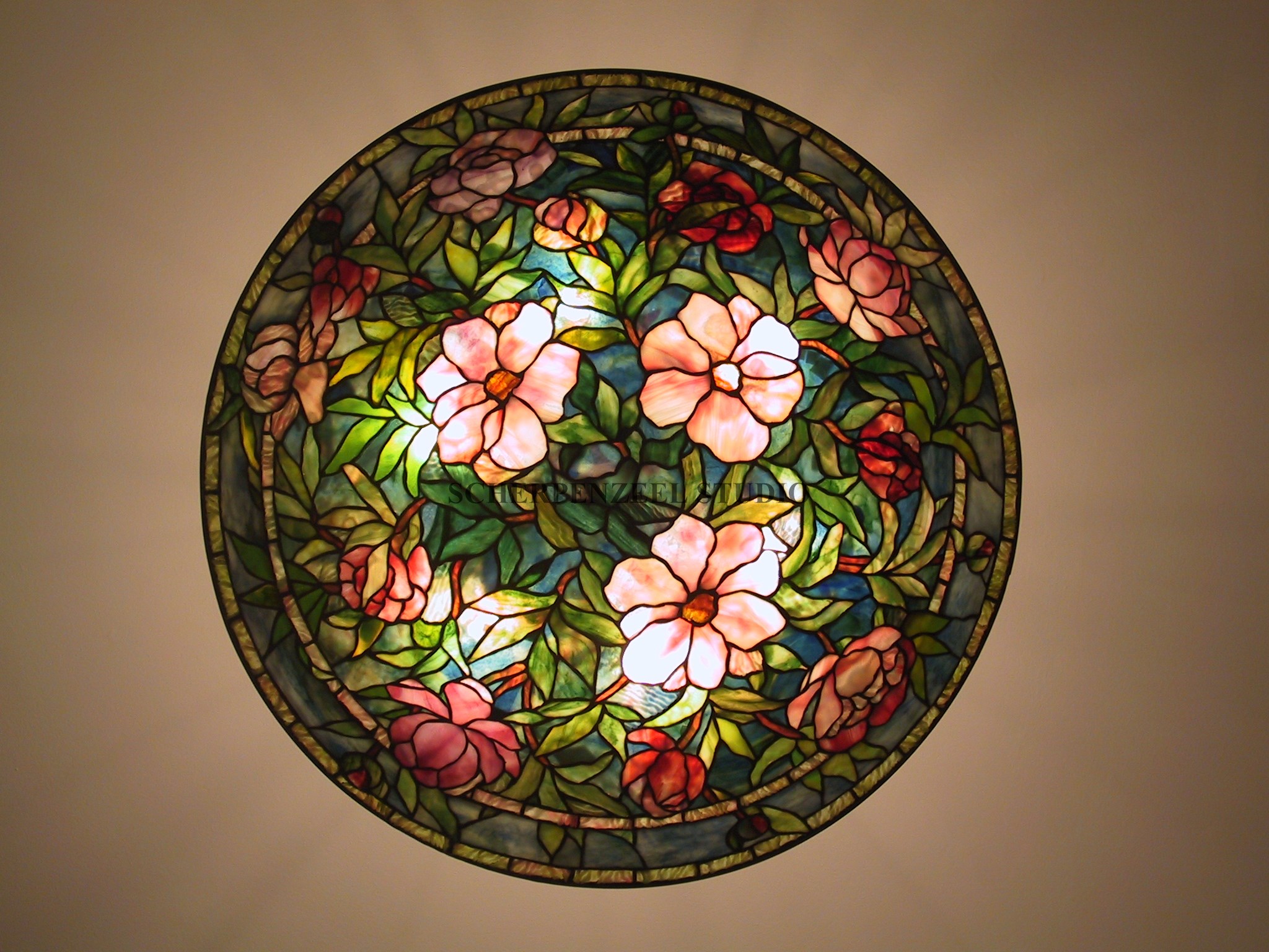 Peony Chandelier on Six Chain fixture