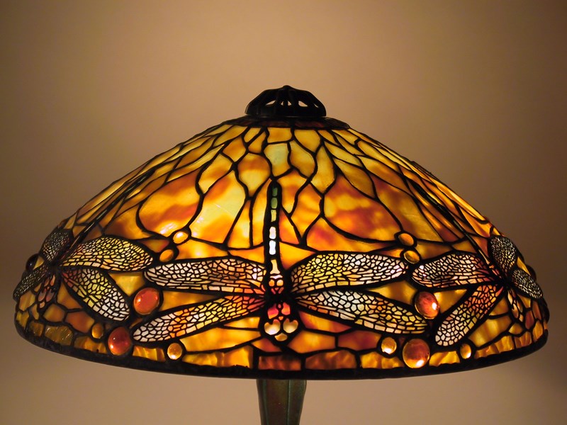 14" Dragonfly on Mushroom base