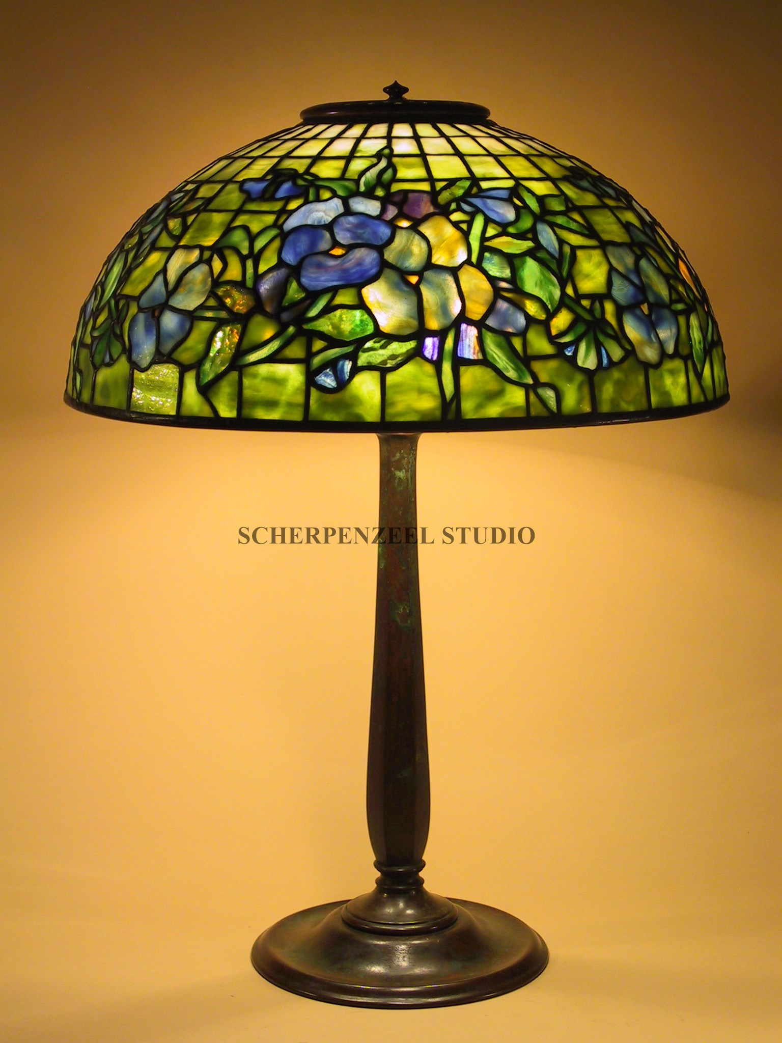 Pansy on round stick base