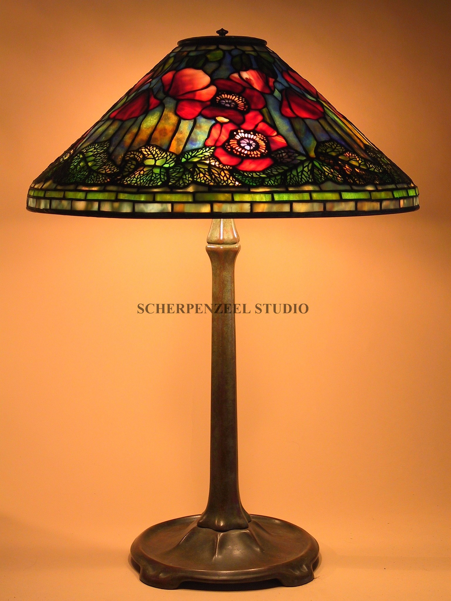 Poppy on large stick base