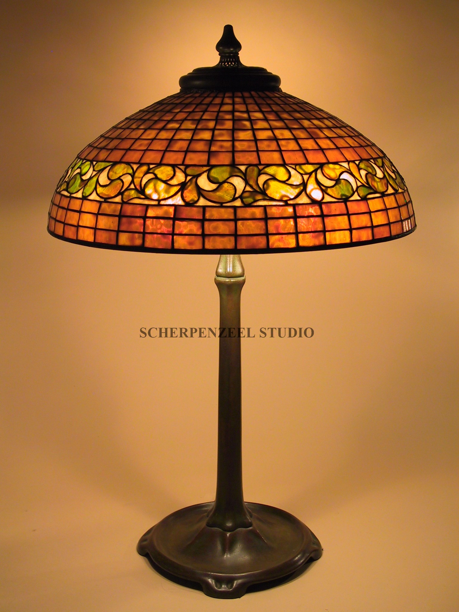 Lemon leaf on large stick base