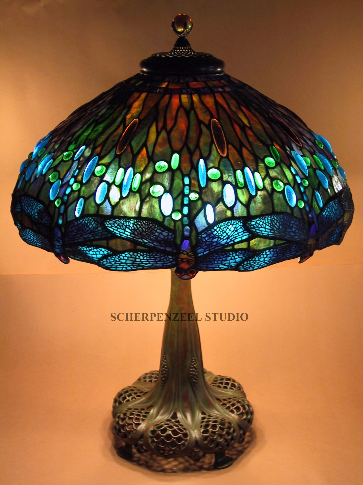 Dragonfly on Perforated base