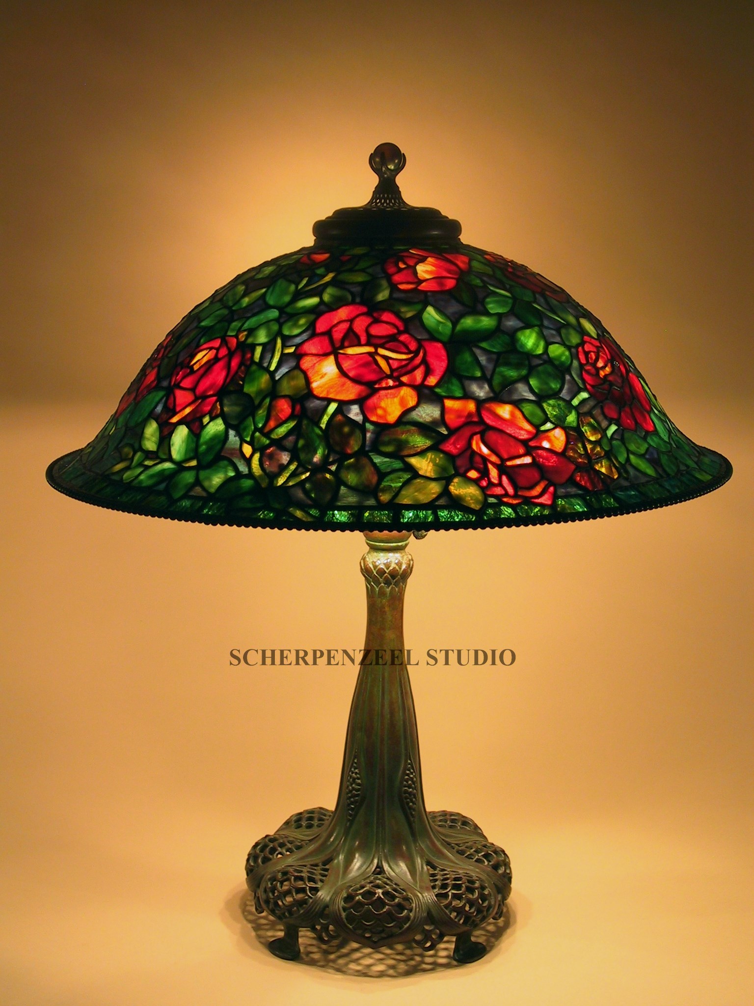 Rosebush (2) on Perforated base