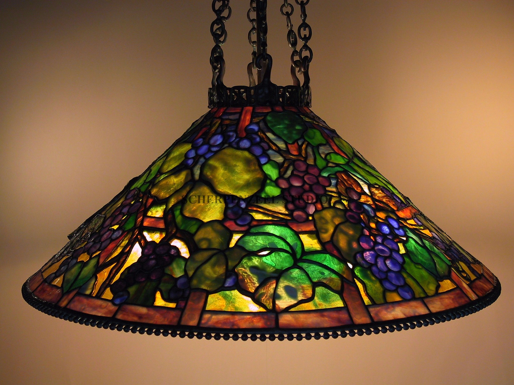 Grape shade , 6-chain fixture