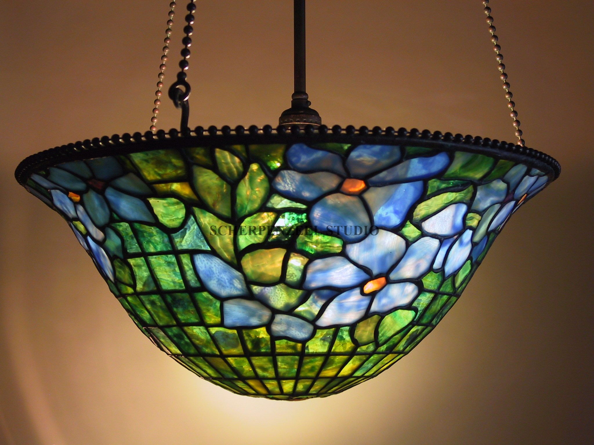 Flower basket , 3 -chain fixture