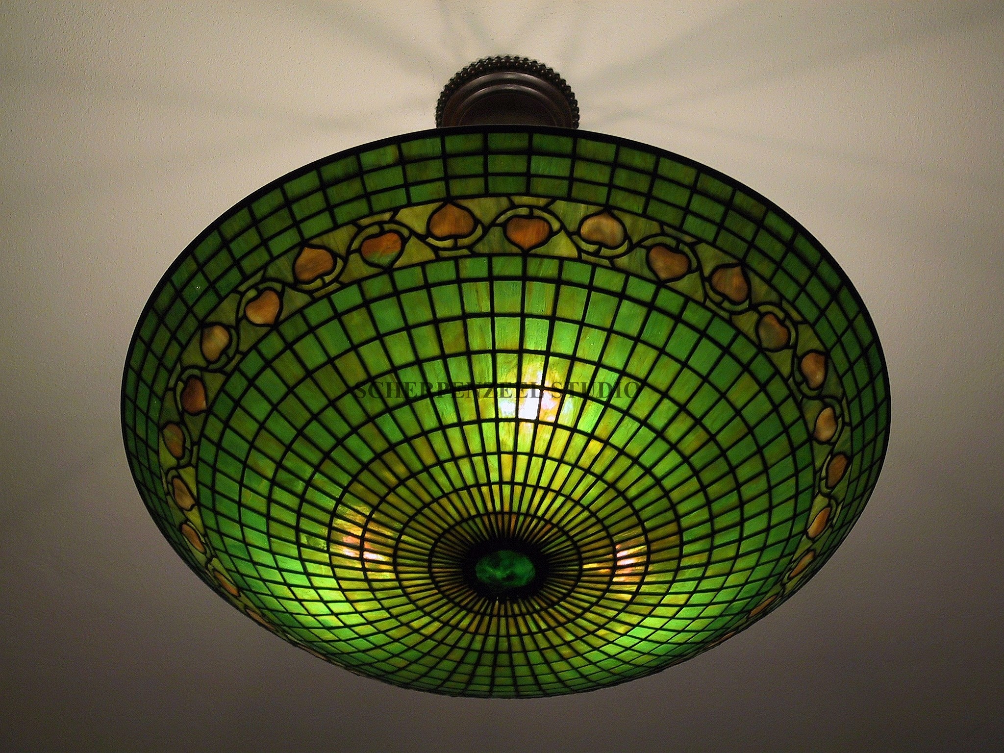 Acorn chandelier