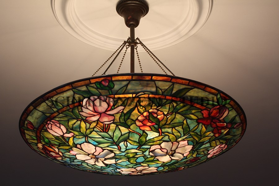 Peony chandelier 2