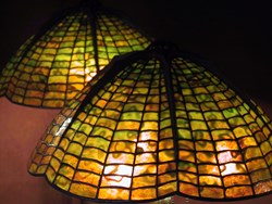 Two 16" Spiderweb shades