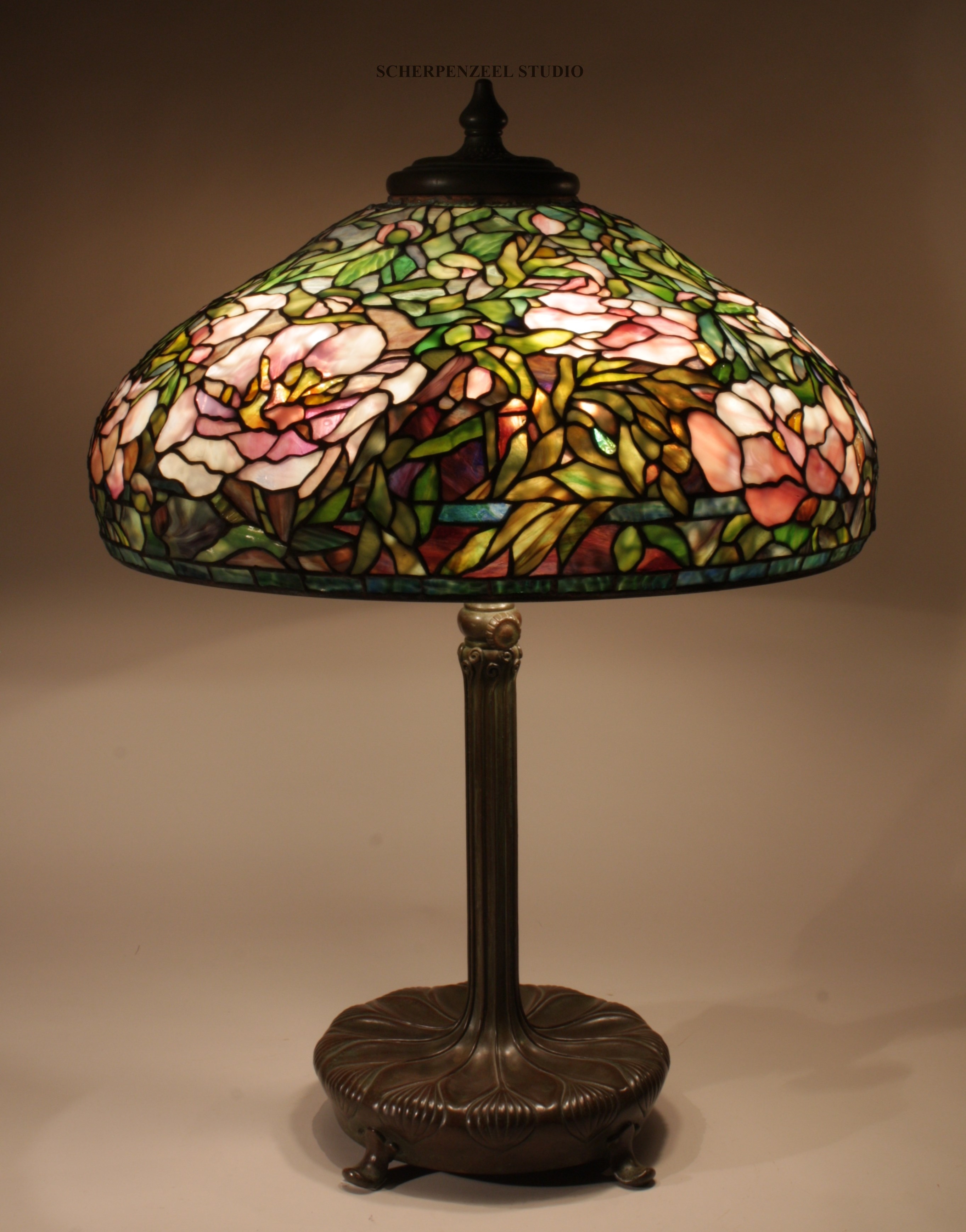 22" Elaborate Peony on large Library